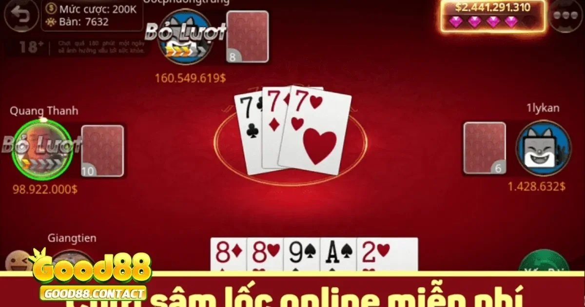 Game Bài Sâm Lốc Good88 – Khám Phá Trò Chơi Dân Gian 3 Hướng Dẫn Chơi Sâm Lốc Tại Good88 Chi Tiết