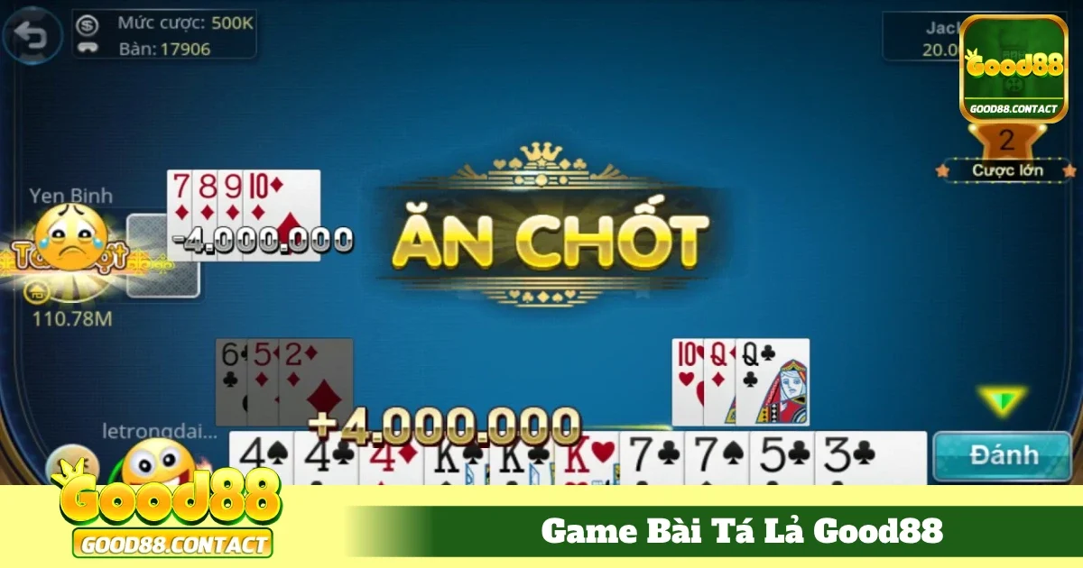 Game Bài Tá Lả Good88 – Trải Nghiệm Trò Chơi Đầy Trí Tuệ 4 Cách Phân Tích Bài Để Tăng Tỷ Lệ Thắng Khi Chơi Tá Lả
