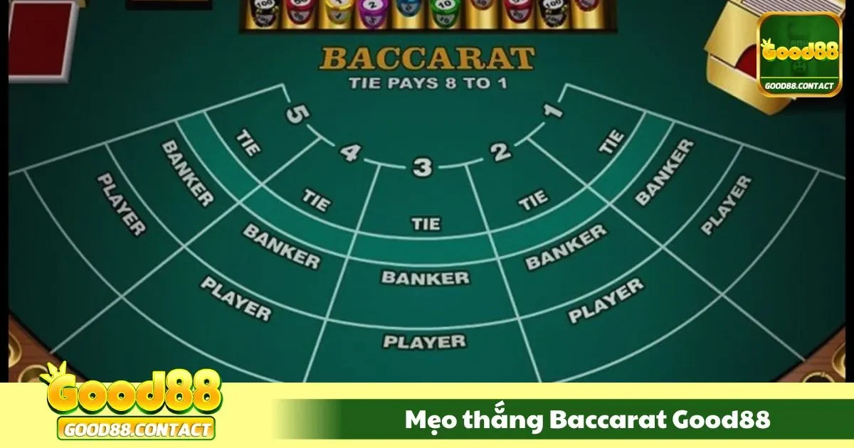 Mẹo Thắng Baccarat Good88 Dễ Trúng – Ít Rủi Ro Và Lời Đều 2 Hướng dẫn nhận biết Banker/Player